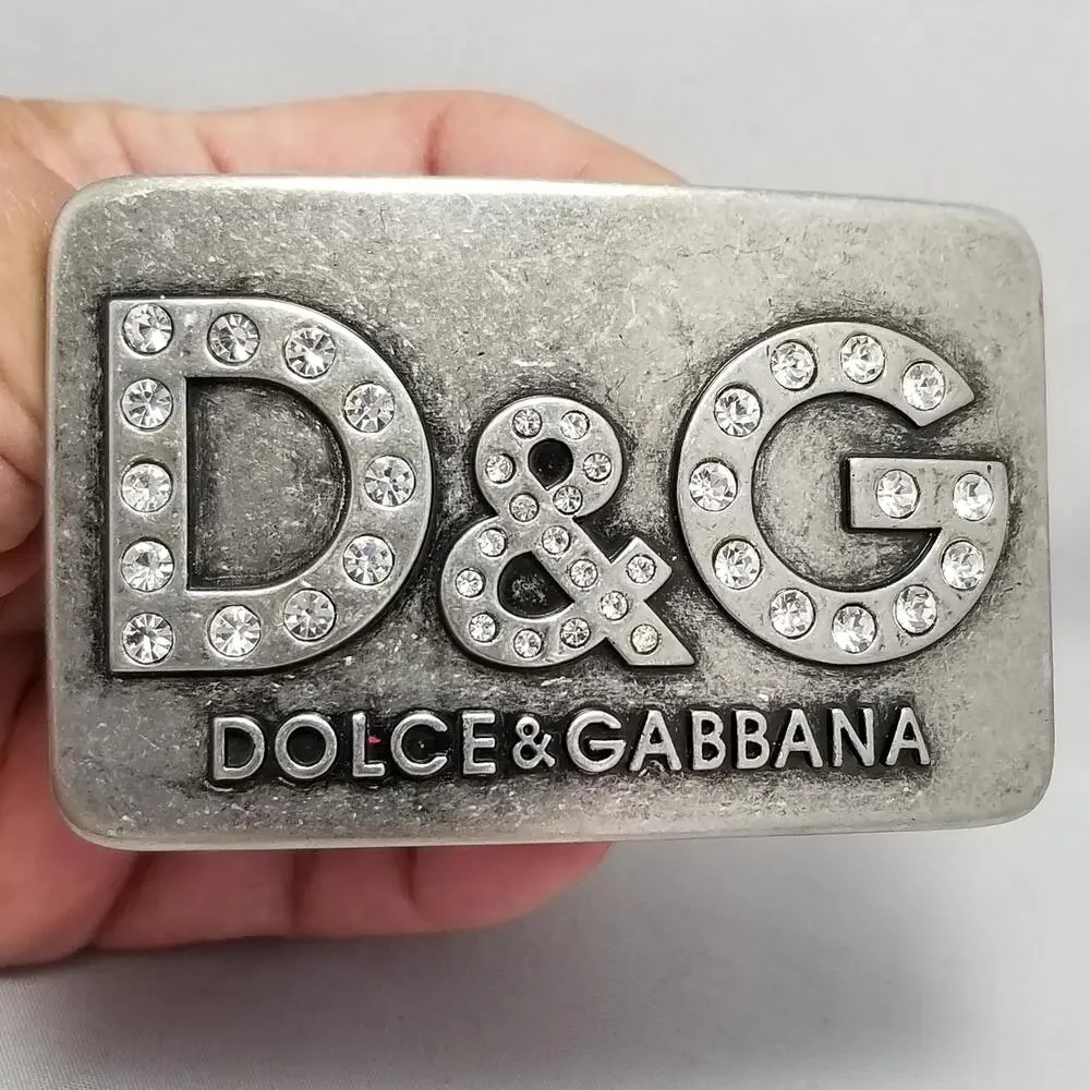 Vintage Belt Buckle Women's Luxury White Rhinestones Bling - Picture 3 of 9